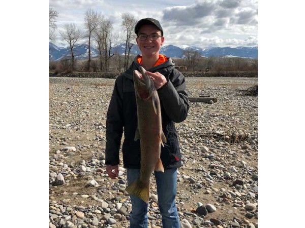 2019 boy spring steelhead fishing