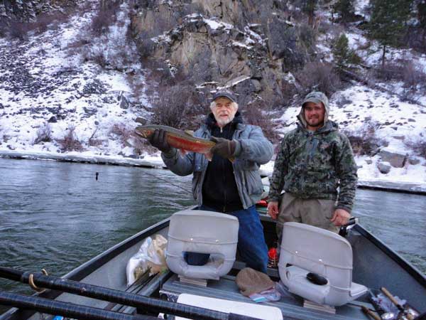 Salmon River steelhead fishing